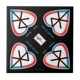 Das Geschenk der Liebe Bindrune Fliese