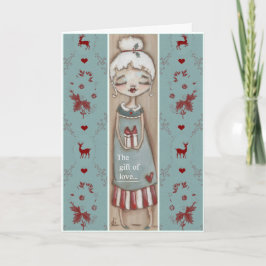 Das Geschenk der Liebe - Weihnachtskarte Feiertagskarte