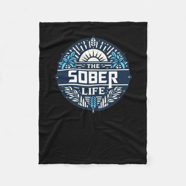 Das Geschenk der Sobriety Fleecedecke (Vorderseite)