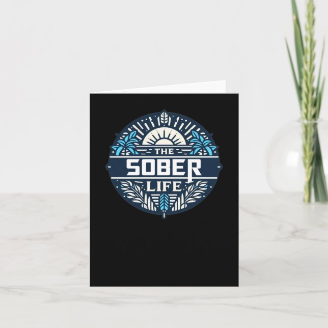Das Geschenk der Sobriety Karte (Vorderseite)