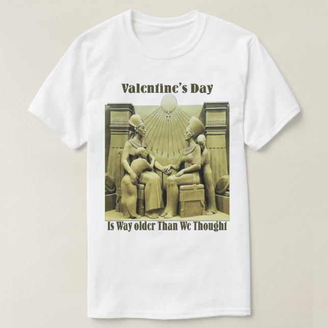 Das Geschenk des alten Ägyptischen Valentins T-Shirt (Design vorne)