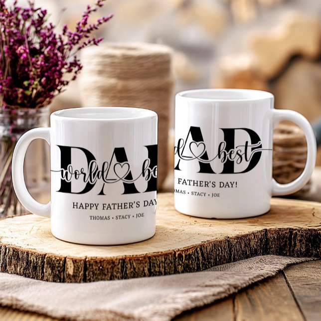 Das Geschenk des besten Vaters der Welt Kaffeetasse (Von Creator hochgeladen)