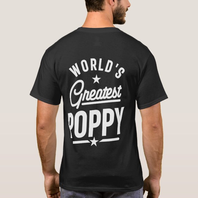 Das Geschenk des größten Mohnvaters der Welt T-Shirt (Rückseite)