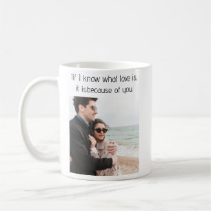 Das Geschenk des modernen Jubiläums an Ihn an Männ Kaffeetasse