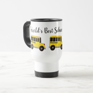 Das Geschenk des weltbesten Schulbusfahrers Yellow Reisebecher
