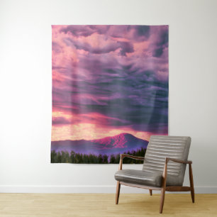 Das Geschenk einer Abend-Rose Wandteppich