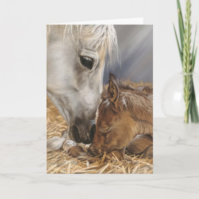 Das Geschenk Feiertagskarte (Vorderseite)