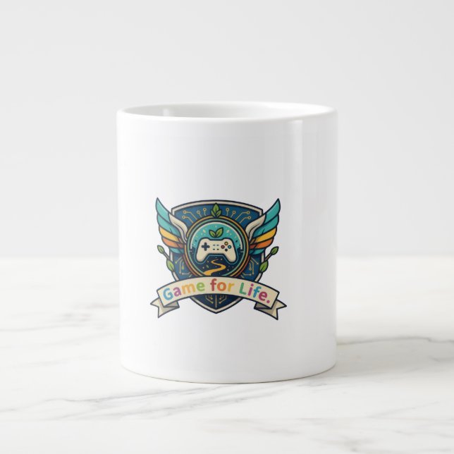 "'Das Geschenk für Bestfreund und Gaming-Liebhaber Jumbo-Tasse (Vorderseite)