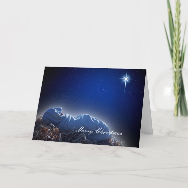 Das Geschenk von Weihnachten Karte (Vorderseite)