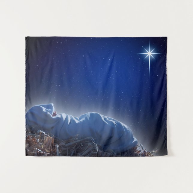 Das Geschenk von Weihnachten Wandteppich (Vorderseite (Horizontal))