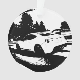 Das geschossene Rollen des Scions-FR-S - addieren Ornament