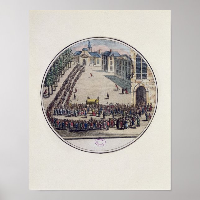 Das gesegnete Opfer wird getragen Poster (Vorne)