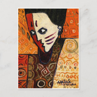 DAS GESICHT AFRIKAS Postkarte