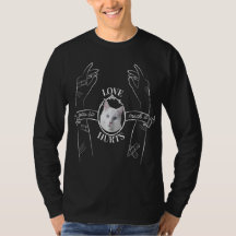 Das Gesicht deiner Katze auf dem Shirt schwarz-wei