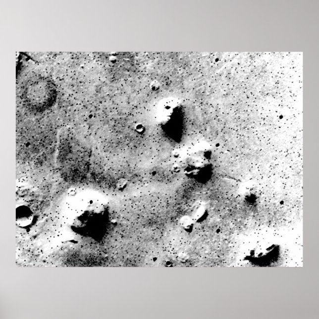 Das Gesicht der Mars Poster (Vorne)
