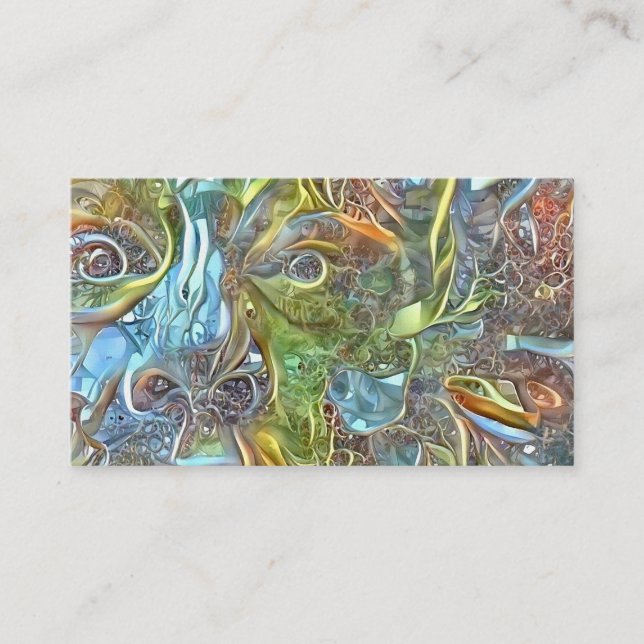 Das Gesicht der Natur Visitenkarte (Vorderseite)