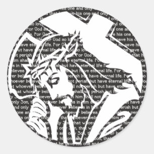 Das Gesicht der wahren Liebe.png Runder Aufkleber