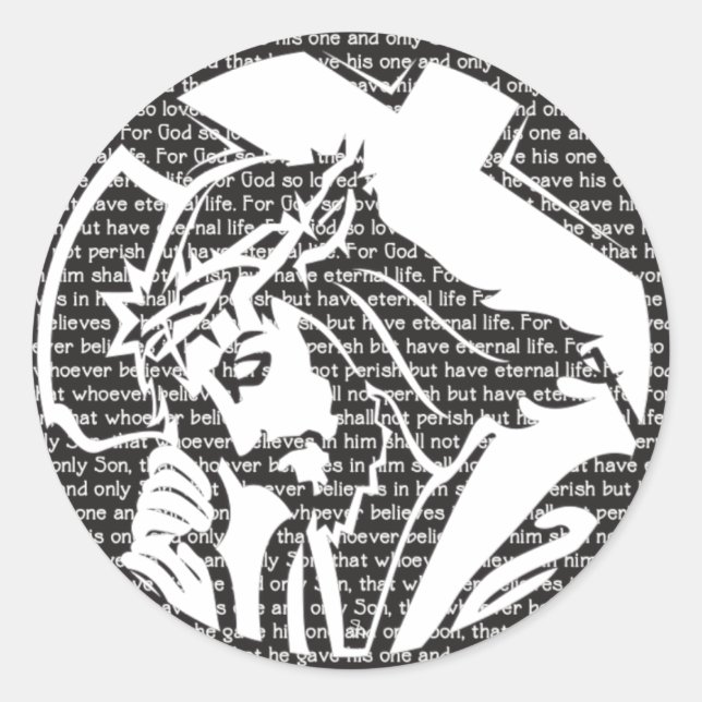 Das Gesicht der wahren Liebe.png Runder Aufkleber (Vorderseite)