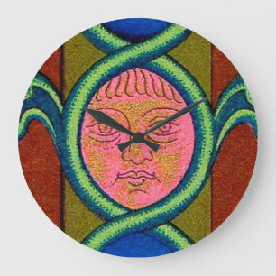 Das Gesicht des 16. Jahrhunderts Große Wanduhr