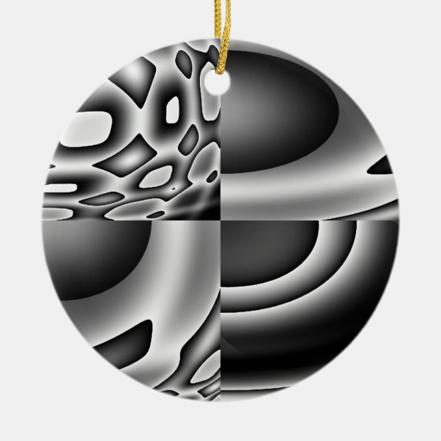 Das Gesicht des bösen Ornaments Keramikornament (Vorne)