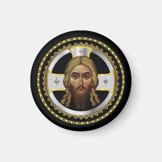 Das Gesicht des christlich-orthodoxen Schwarzen Sy Magnet