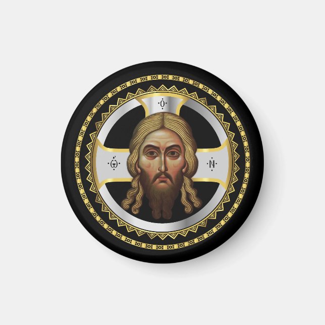 Das Gesicht des christlich-orthodoxen Schwarzen Sy Magnet (Vorne)