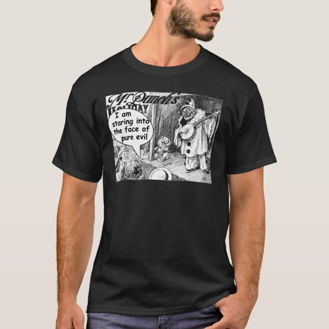 Das Gesicht des reinen Übels (Banjo-Clown) T-Shirt (Vorderseite)