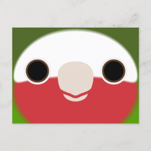 Das Gesicht einer kubanischen Amazone Feiertagspostkarte