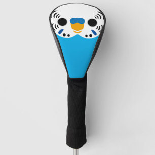 Das Gesicht eines normalen himmelblauen männlichen Golf Headcover