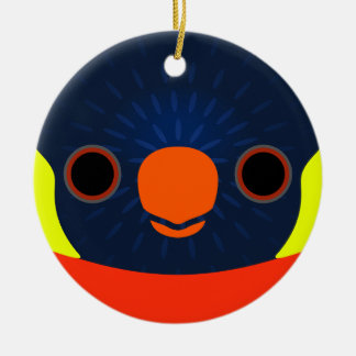 Das Gesicht eines Sonnenuntergangs Keramik Ornament