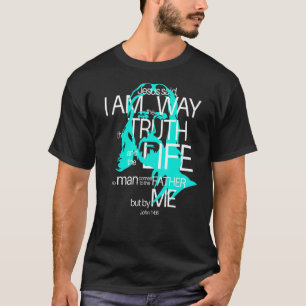 Das Gesicht Jesu, wie das wahre Leben Johannes 146 T-Shirt