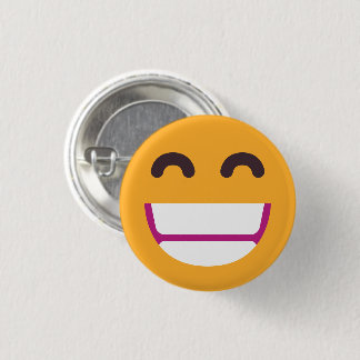 Das Gesicht strahlend Augen Niedliche Farben Emoji Button