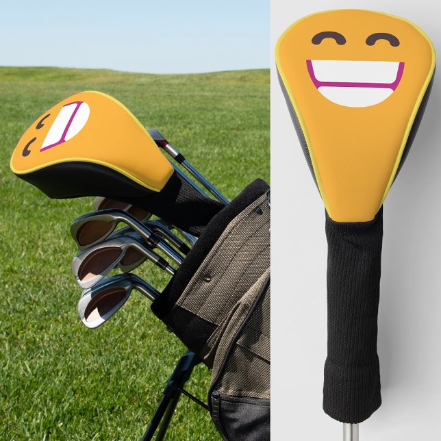 Das Gesicht strahlend Augen Niedliche Farben Emoji Golf Headcover (Von Creator hochgeladen)