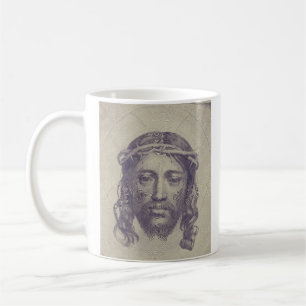 Das Gesicht von Christus auf dem heiligen Schleier Kaffeetasse