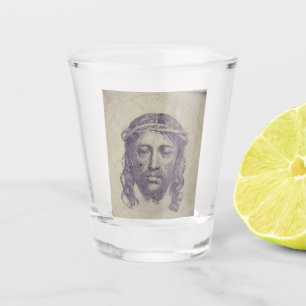 Das Gesicht von Christus auf dem heiligen Schleier Schnapsglas