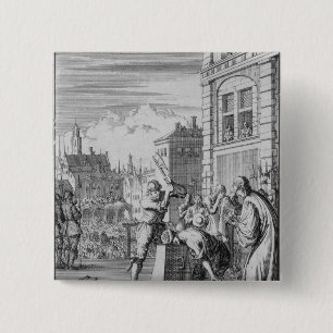 Das gespaltene Schild Button