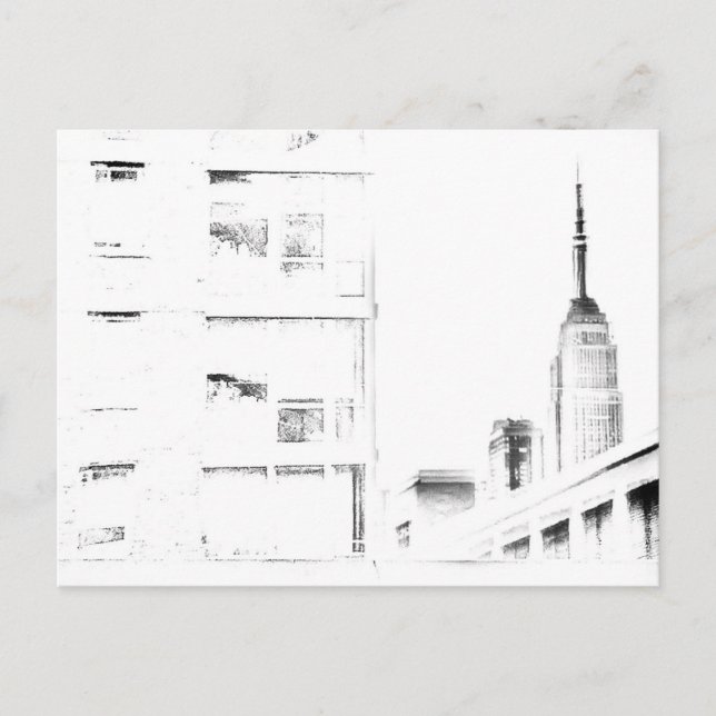 Das Gespenst des Empire der Originalkunst Postkarte (Vorderseite)