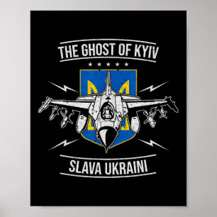Das Gespenst von Kiew Unterstützt Ukraine-Shirt #n Poster