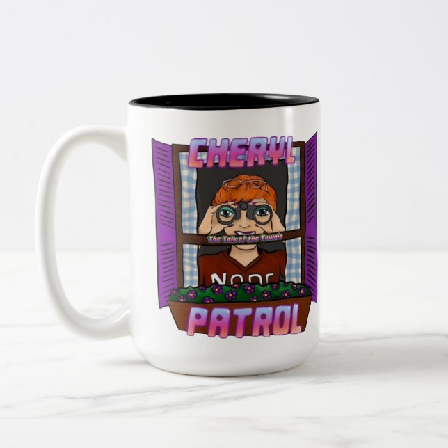 Das Gespräch der Stadt: Tasse Cheryl Patrol (Links)