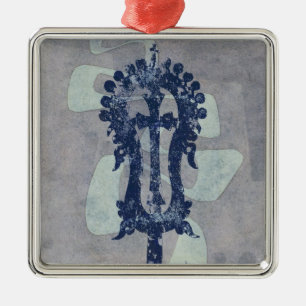 Das gestohlene Kreuz Ornament Aus Metall