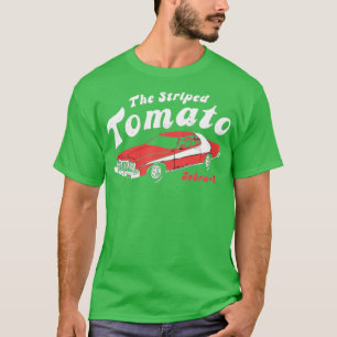Das gestreifte Tomat T-Shirt