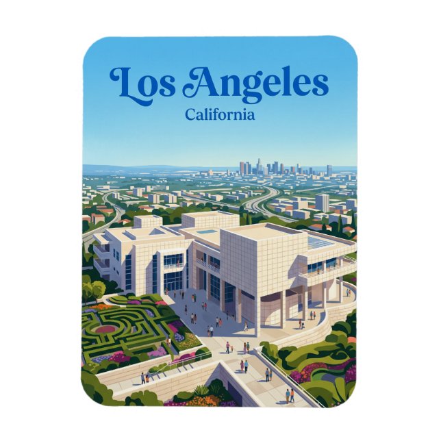 Das Getty Center Kalifornien Magnet (Vertikal)