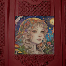 Das glänzende Poster der Fee Queen