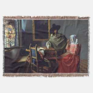 Das Glas des Weins durch Johannes Vermeer Decke