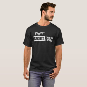 Das glatte Drohne entfernen glattes landenv1 T-Shirt