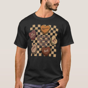 Das gleiche Herz im Herzen Schwarz Geschichte Retr T-Shirt
