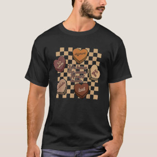 Das gleiche Herz im Herzen Schwarz Geschichte Retr T-Shirt
