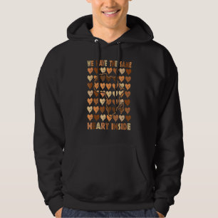 Das gleiche Herz innerhalb Afroamerikanischer Schw Hoodie