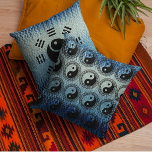 Das Gleichgewicht: Ba Gua, 8 Trigramm Yang TCM Kissen