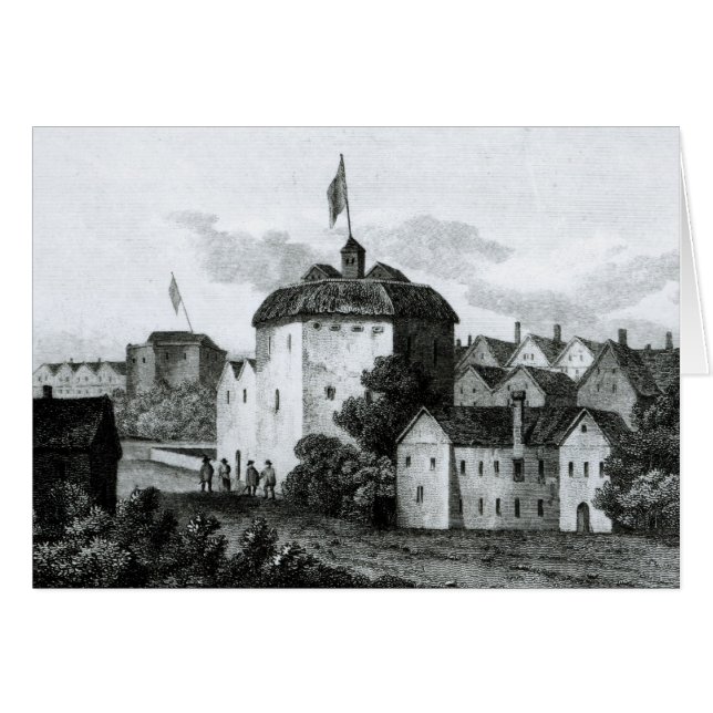 Das Globe Theater auf der Bankseite (Vorderseite (Horizontal))